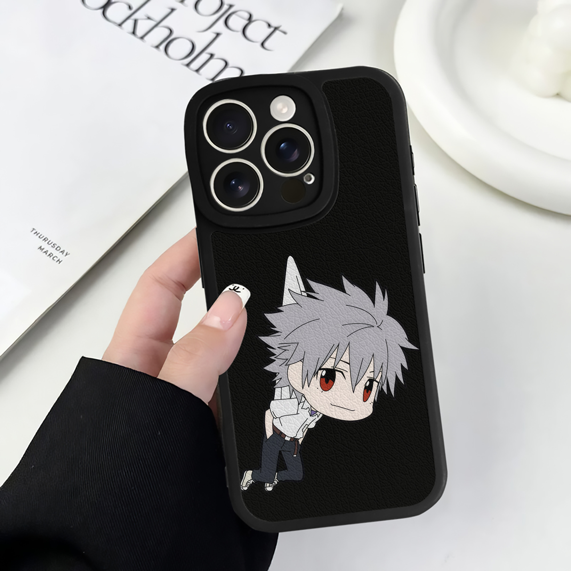 （画像用） EVA 新世紀エヴァンゲリオン 【iPhone 16シリーズ対応】シリコンスマホケース（レザー調） 材質：シリコン